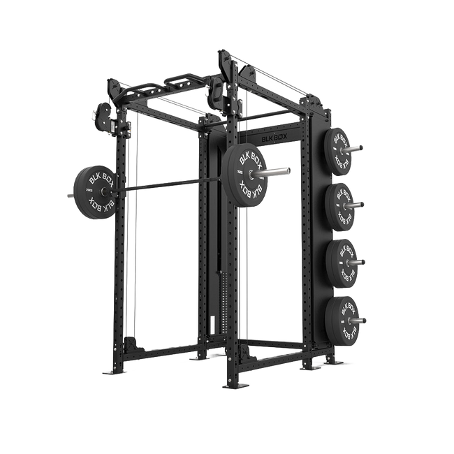 1 Series Full Rack with Cable Column - BLK BOX