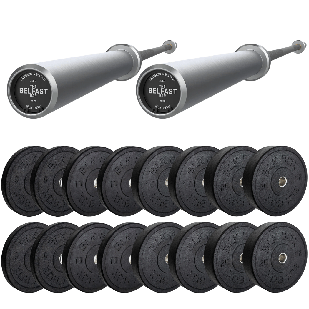 Barbells & Weight Plates Bundle - BLK BOX