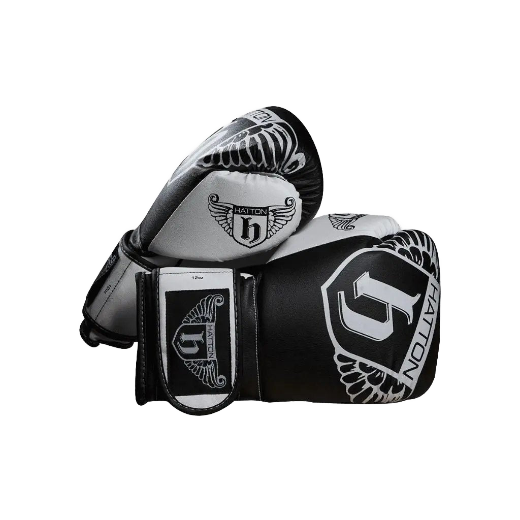Hatton Boxing PU Boxing Gloves - BLK BOX