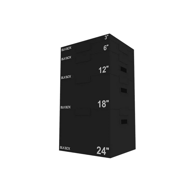 Stackable Soft Plyo Jump Box Set - BLK BOX