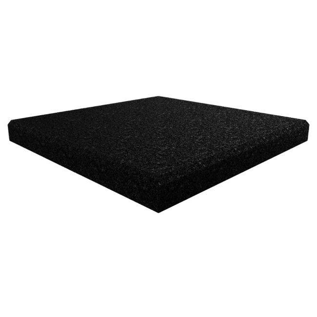 Anti - Slip Gym Tile - 1mx1mx15mm - BLK BOX