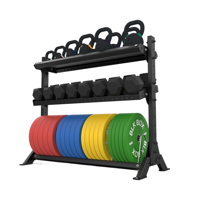 3 Tier Basecamp Storage System - 1.5m - BLK BOX