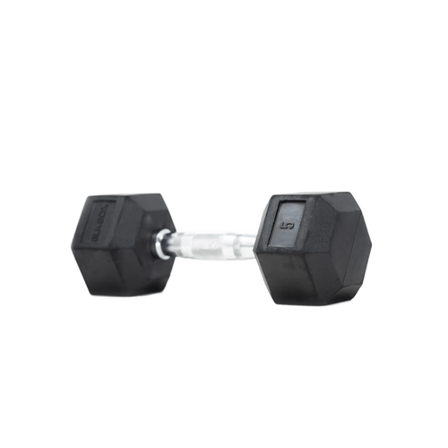 Rubber Hex Dumbbells (Sold Individually)