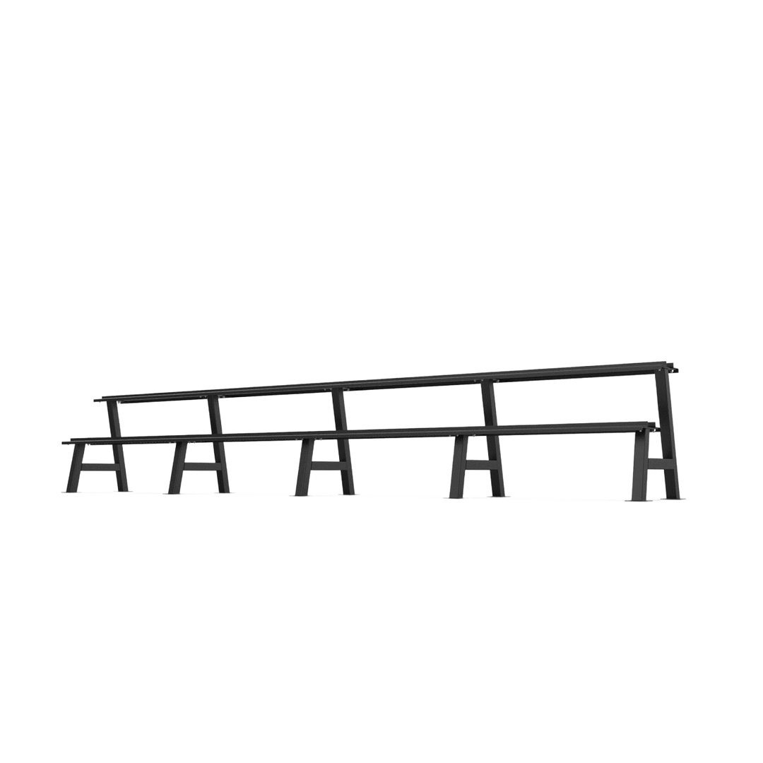 2 Tier Hex Dumbbell Rack 2.5kg - 50kg - BLK BOX