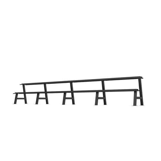 2 Tier Hex Dumbbell Rack 2.5kg - 50kg - BLK BOX