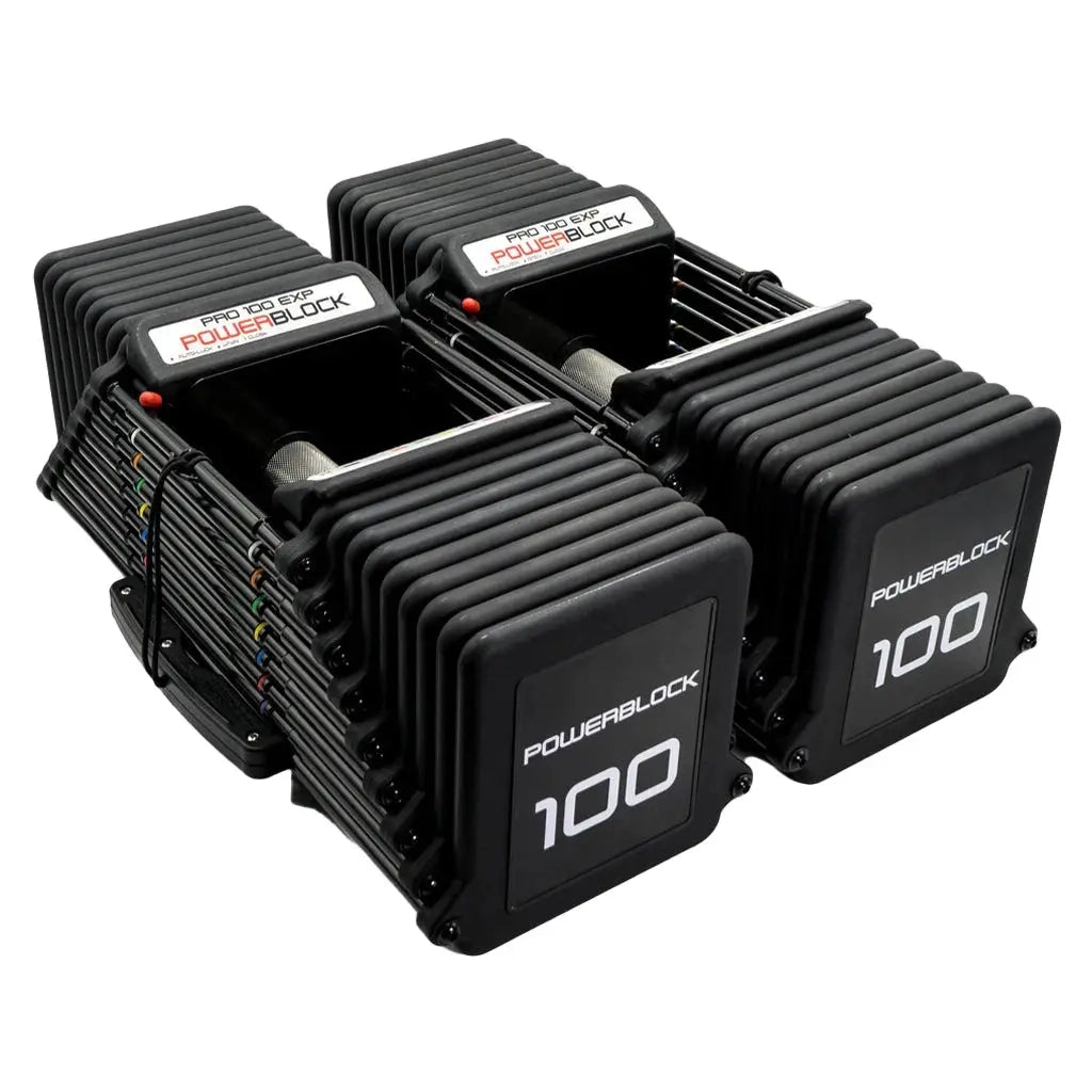 PowerBlock Pro EXP Adjustable Dumbbells (Pair) - BLK BOX