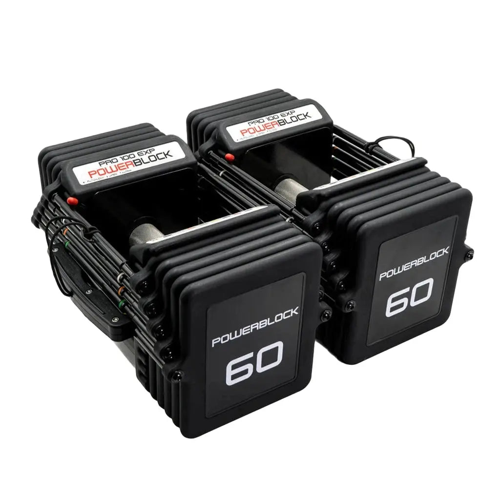 PowerBlock Pro EXP Adjustable Dumbbells (Pair) - BLK BOX | BLK BOX