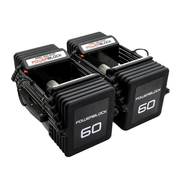 PowerBlock Pro EXP Adjustable Dumbbells (Pair) - BLK BOX