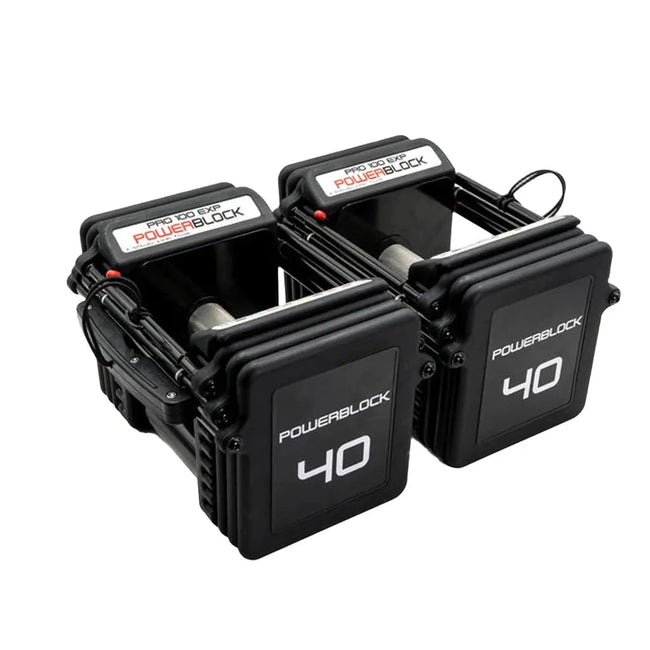 PowerBlock Pro EXP Adjustable Dumbbells (Pair) - BLK BOX