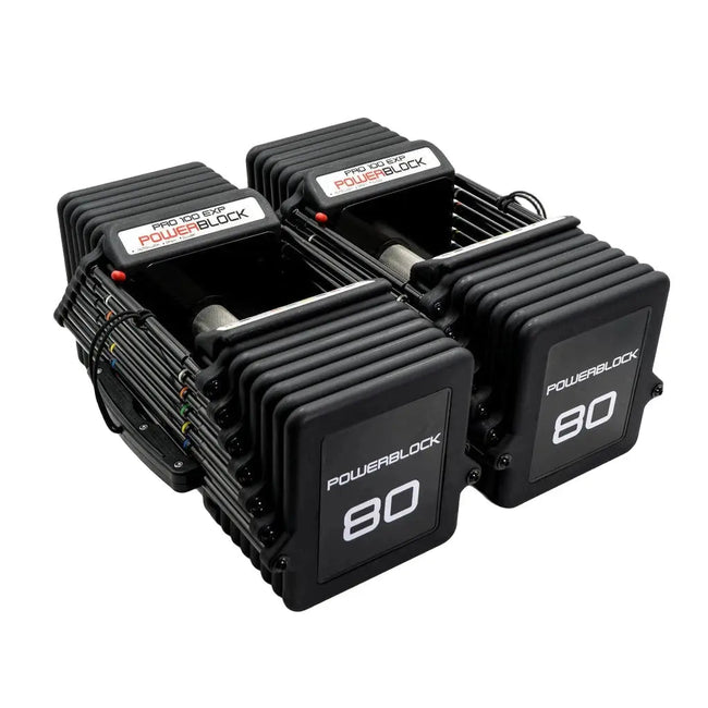 PowerBlock Pro EXP Adjustable Dumbbells (Pair) - BLK BOX