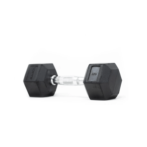 Rubber Hex Dumbbells (Sold Individually)