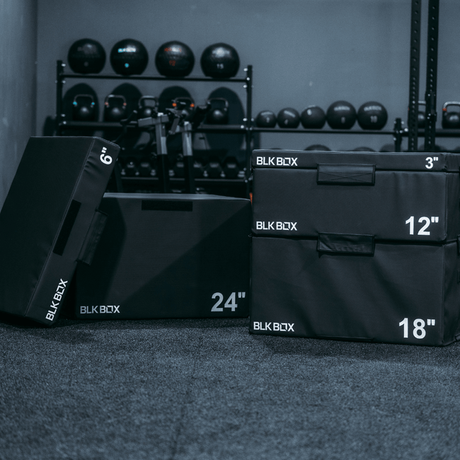 Stackable Soft Plyo Jump Box Set (Outlet) - BLK BOX