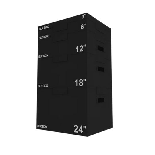 Stackable Soft Plyo Jump Box Set (Outlet) - BLK BOX