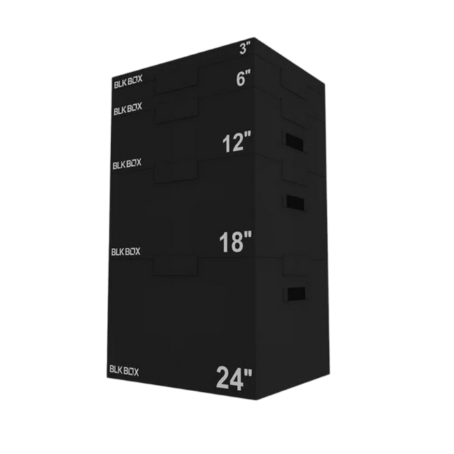 Stackable Soft Plyo Jump Box Set (Outlet) - BLK BOX