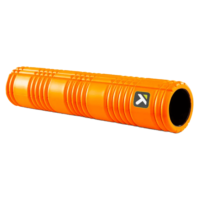 The GRID 2.0 Trigger Point Foam Roller (Orange) | BLK BOX