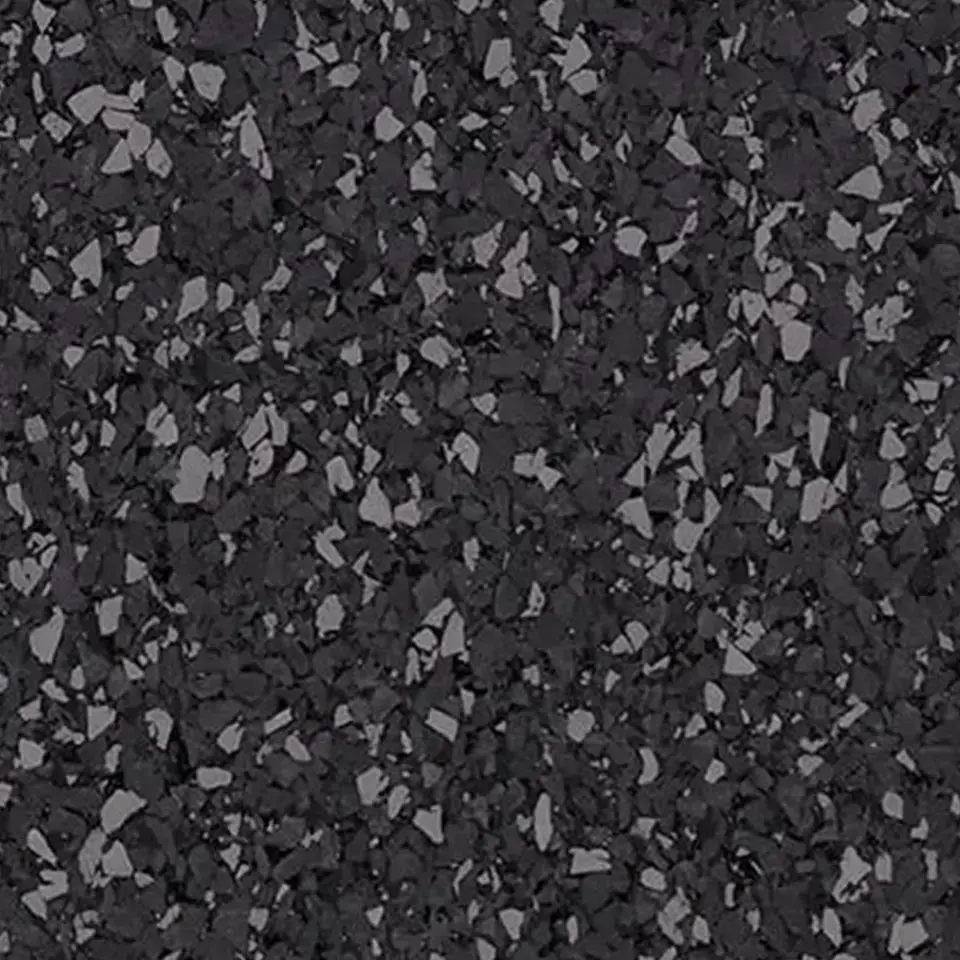 Utility Gym Flooring Roll - 10mm - BLK BOX