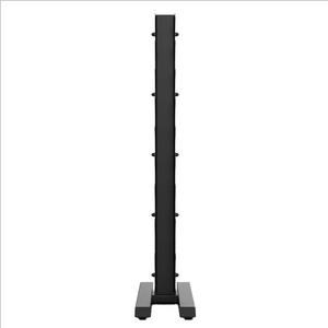 Vertical Dumbbell Rack with Premium Round Urethane Dumbbell Set - BLK BOX