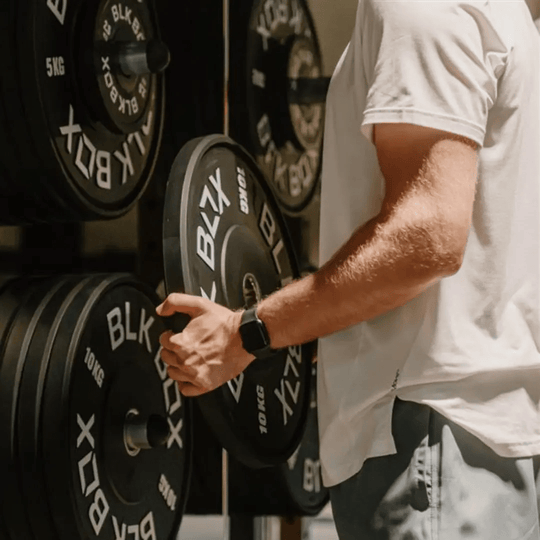 Wall Mounted Bumper Plate Storage - BLK BOX