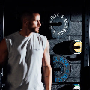 Wall Mounted Bumper Plate Storage - BLK BOX