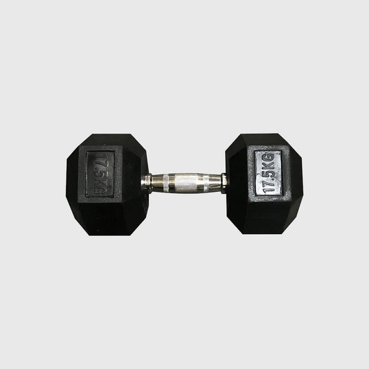 Unbranded Rubber Hex Dumbbells (Sold Individually)