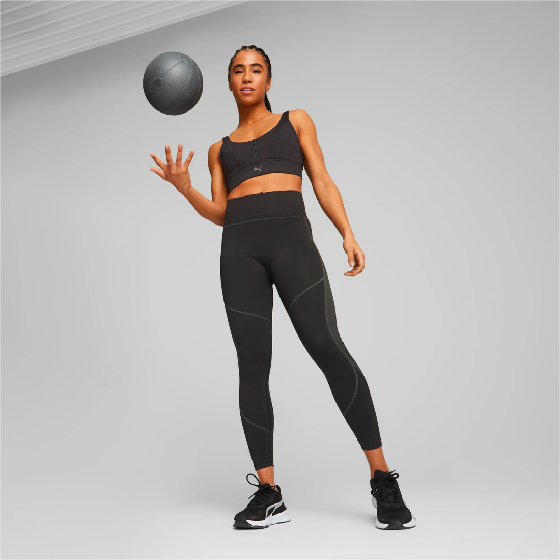 Puma Women's High Impact Eversculpt Uplift Bra - Puma Black