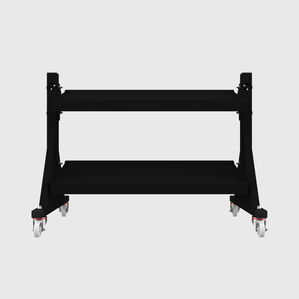 BLK BOX 2 Tier Dumbbell Rack on Wheels