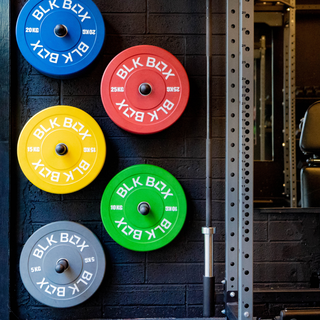 Bumper Plates Wall Mounted Plate Holder Gym 4-Peg Wall-Mounted