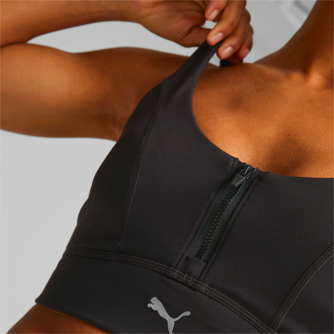 Puma Women's High Impact Eversculpt Uplift Bra - Puma Black