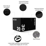 3 in 1 Soft Plyo Jump Box - BLK BOX