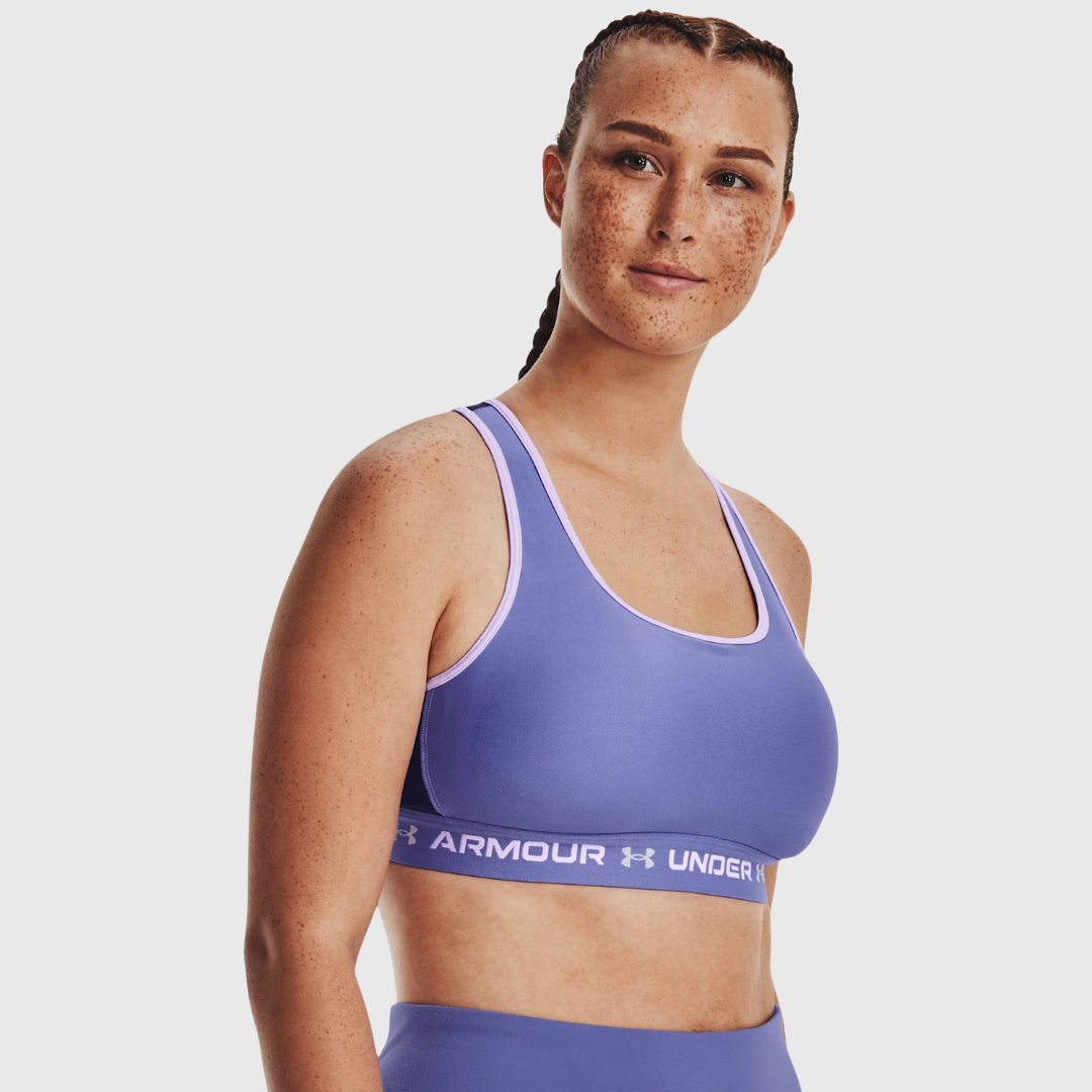 Under Armour Women's Mid Crossback Sports Bra 