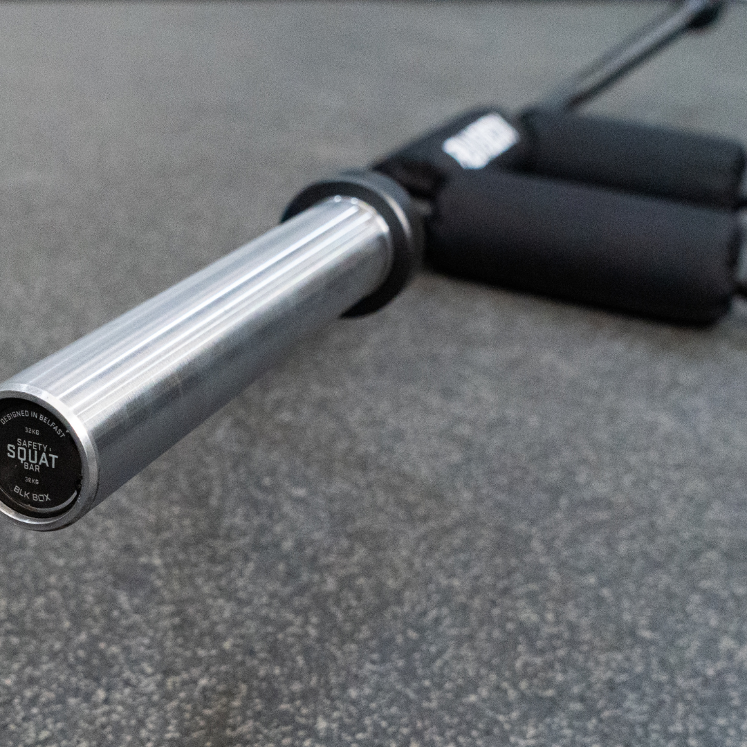 Blk box safety online squat bar