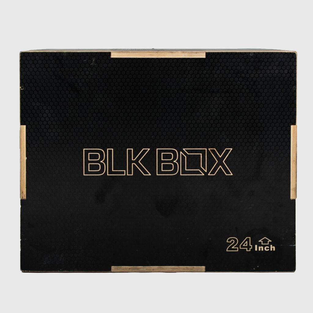 BLK BOX Anti-Slip 3in1 Wooden Plyo Jump Box