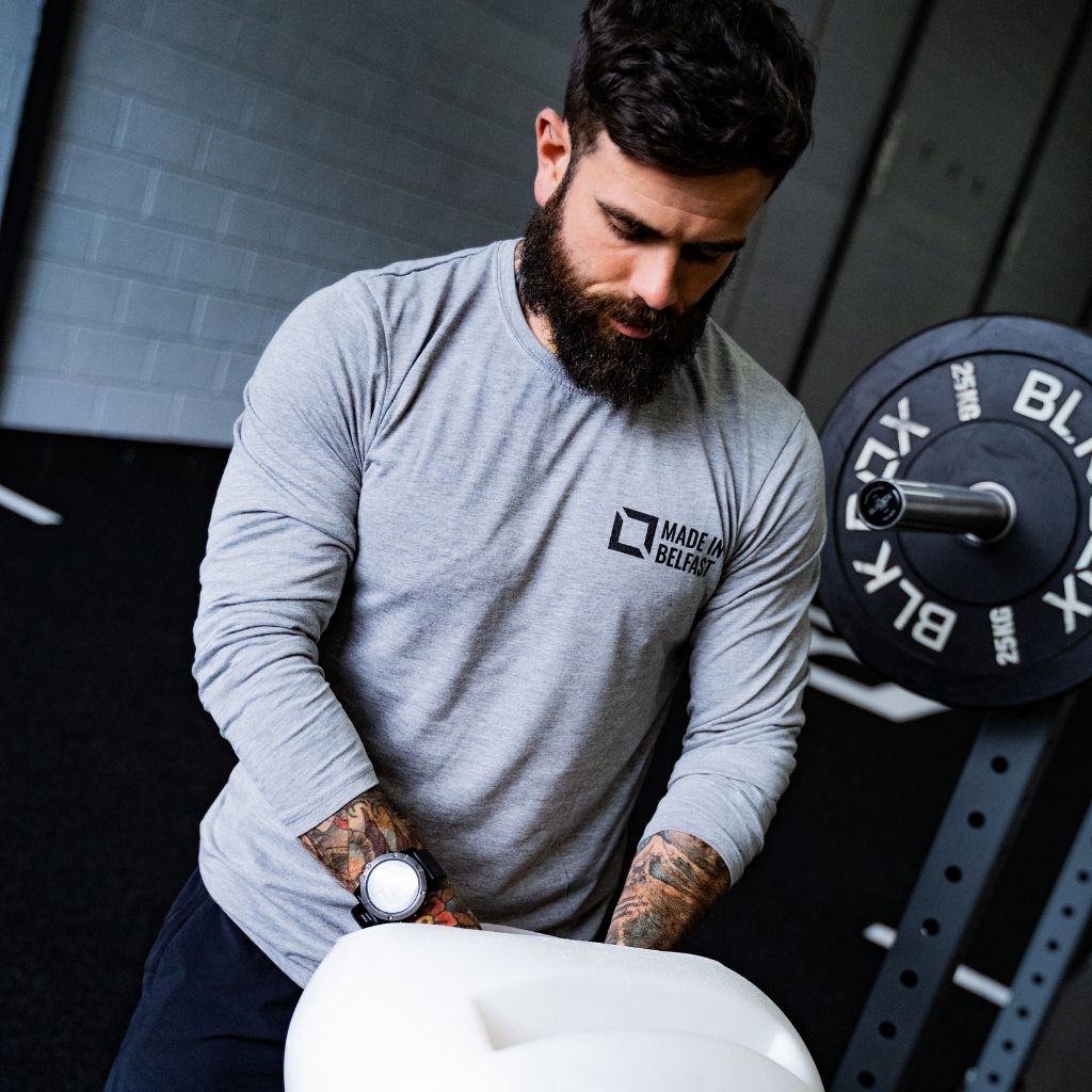 BLK BOX Made In Belfast Long Sleeve - Grey