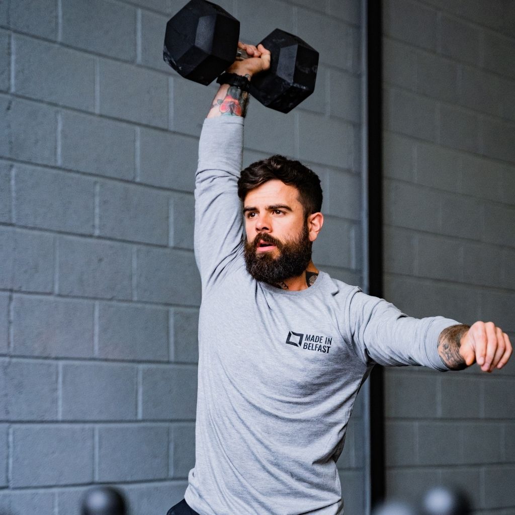 BLK BOX Made In Belfast Long Sleeve - Grey