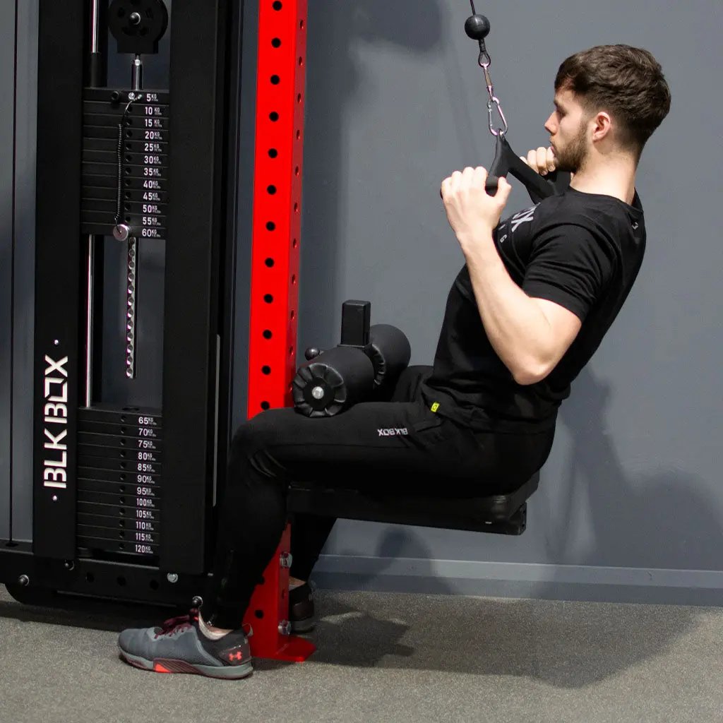Seated Lat Pulldown With Bands Arm Band Seated Lat Pulldown With