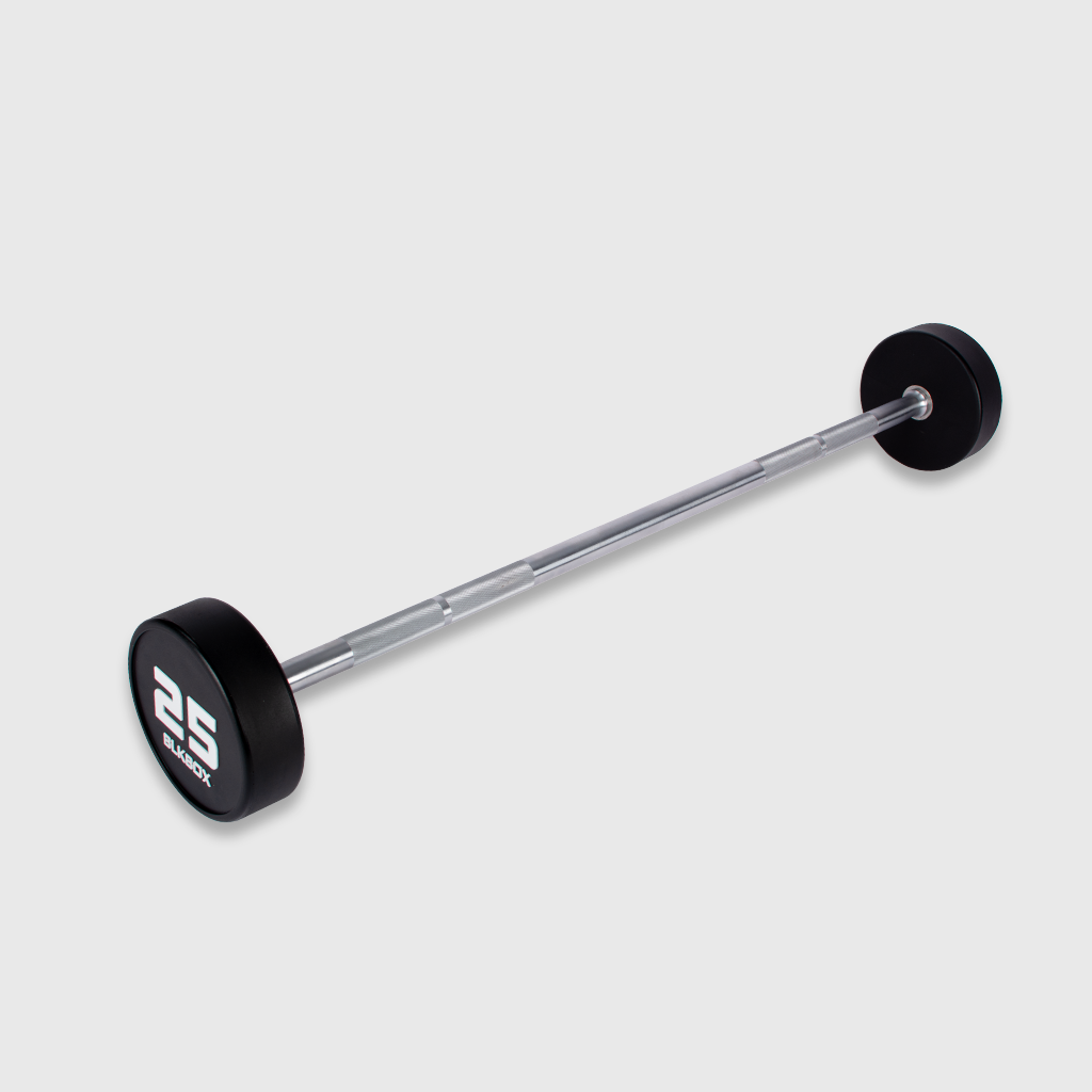 BLK BOX Urethane Fixed Barbell 25KG