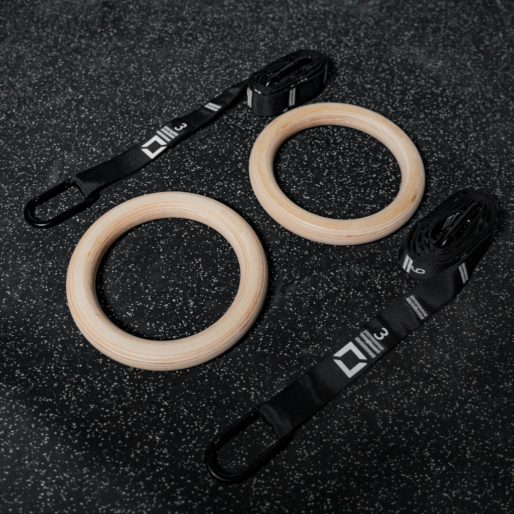 BLK BOX Wooden Competition Gymnastics Rings