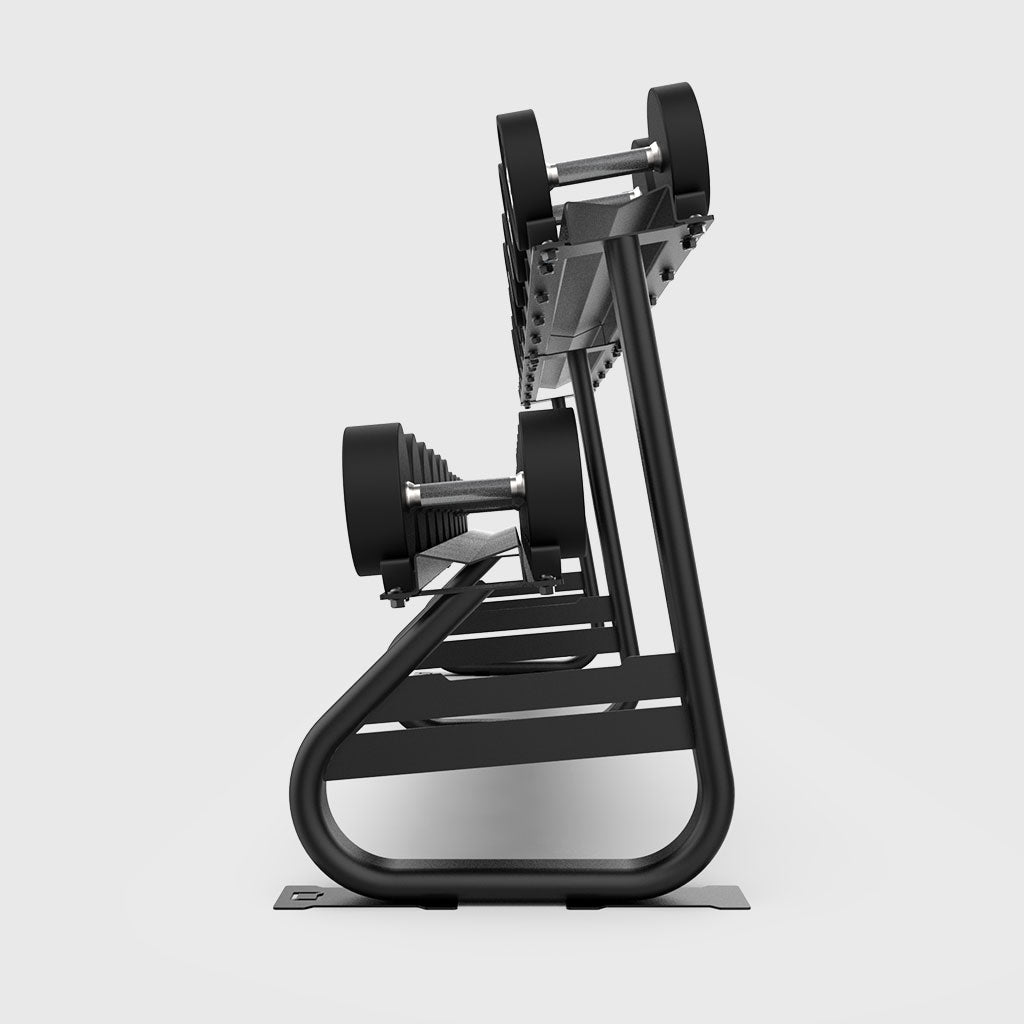 BLK BOX 10 Pair 2 Tier Dumbbell Rack