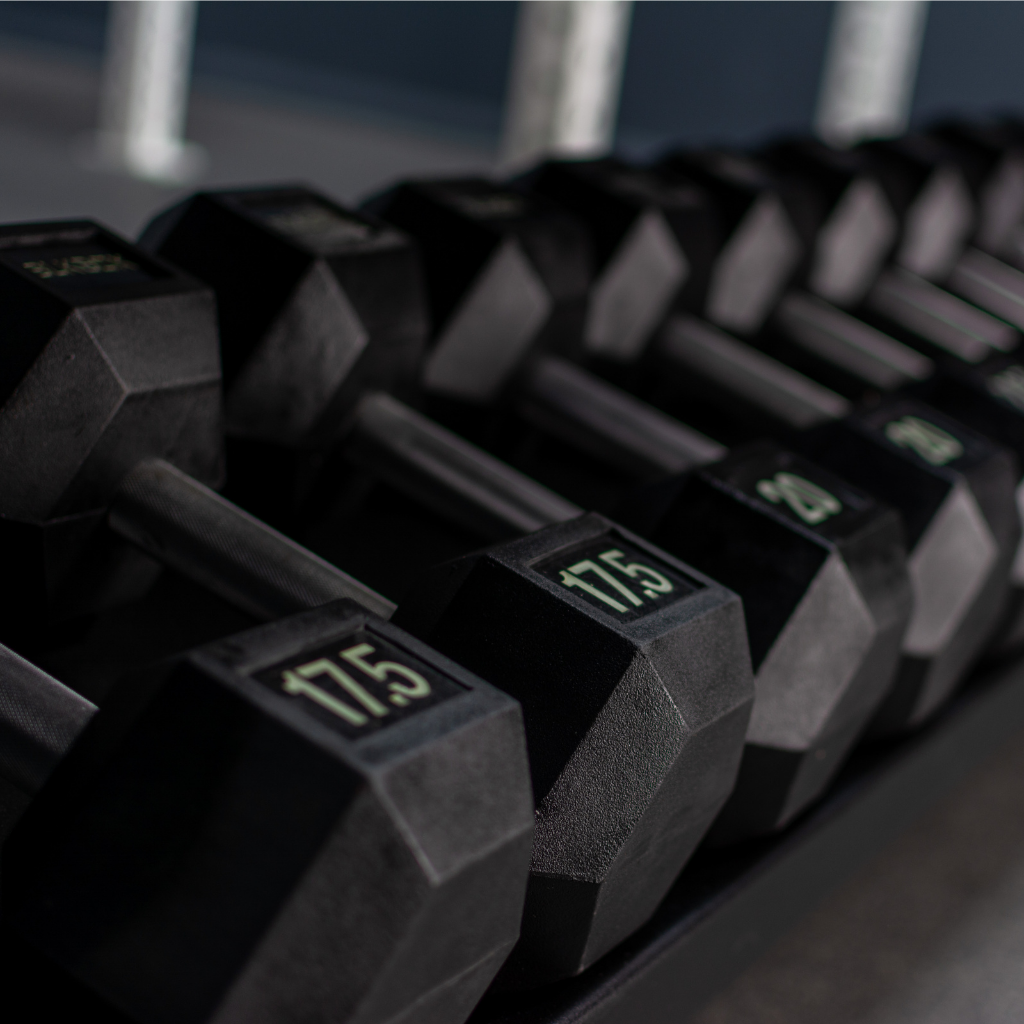 BLK BOX 2 Tier Dumbbell Rack on Wheels with 5 - 30kg Dumbbell Set