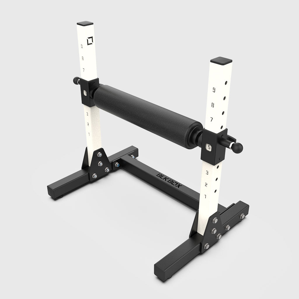 Adjustable Single Leg Squat Stand Strength Training BLK BOX