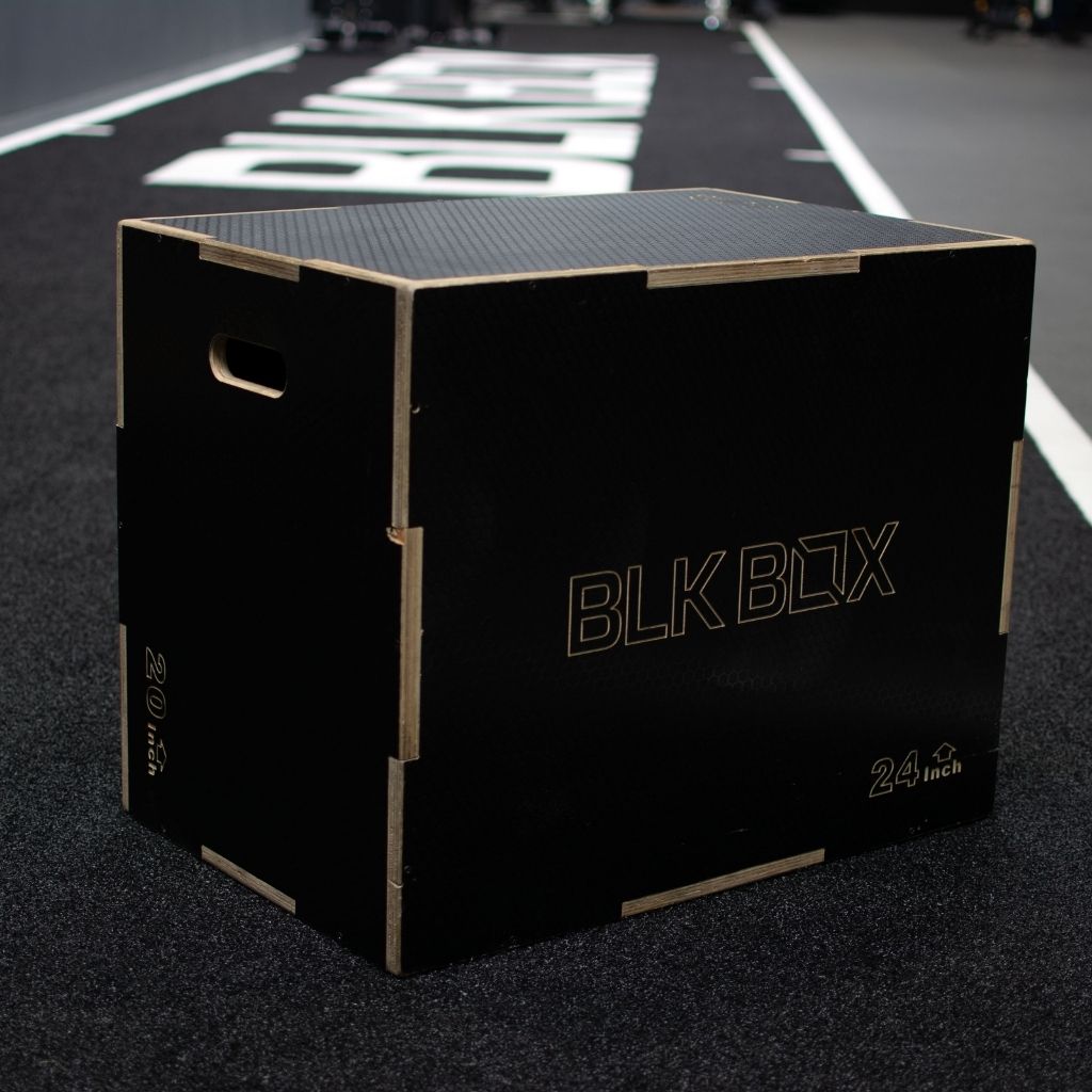 BLK BOX Anti-Slip 3in1 Wooden Plyo Jump Box