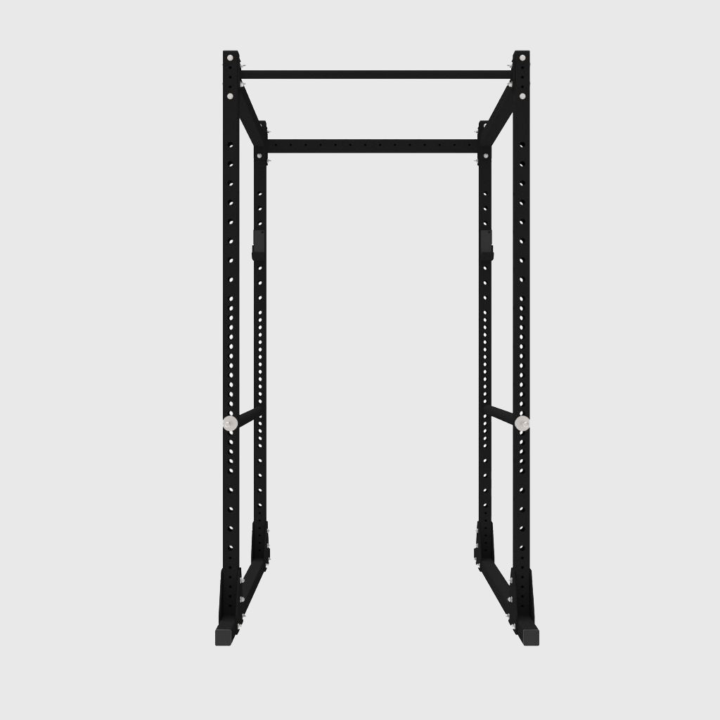 BLK BOX Blackout Free Standing Power Rack with Pin Pipe Safeties
