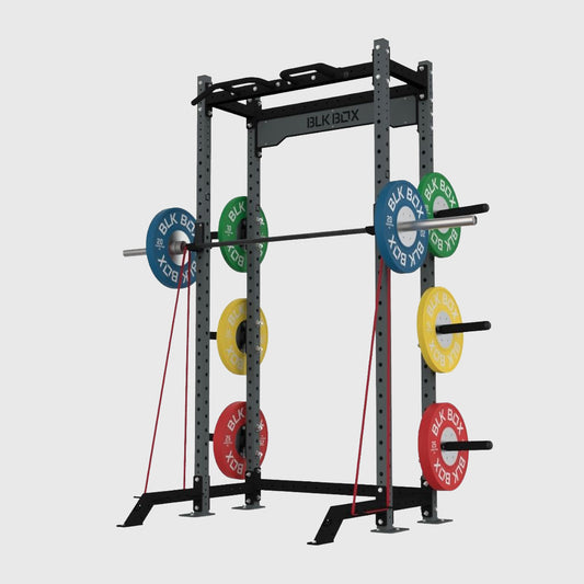BLK BOX Goliath Half Rack with Feet and Bands
