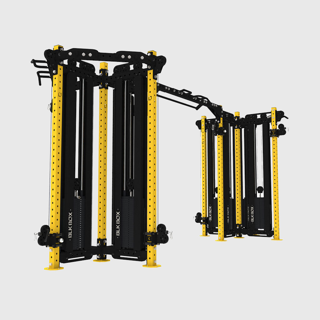 8 Station Multi Gym Cable Machine Strength Machines BLK BOX
