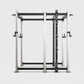 BLK BOX Stainless Steel Samson Combo Full/Half Rack
