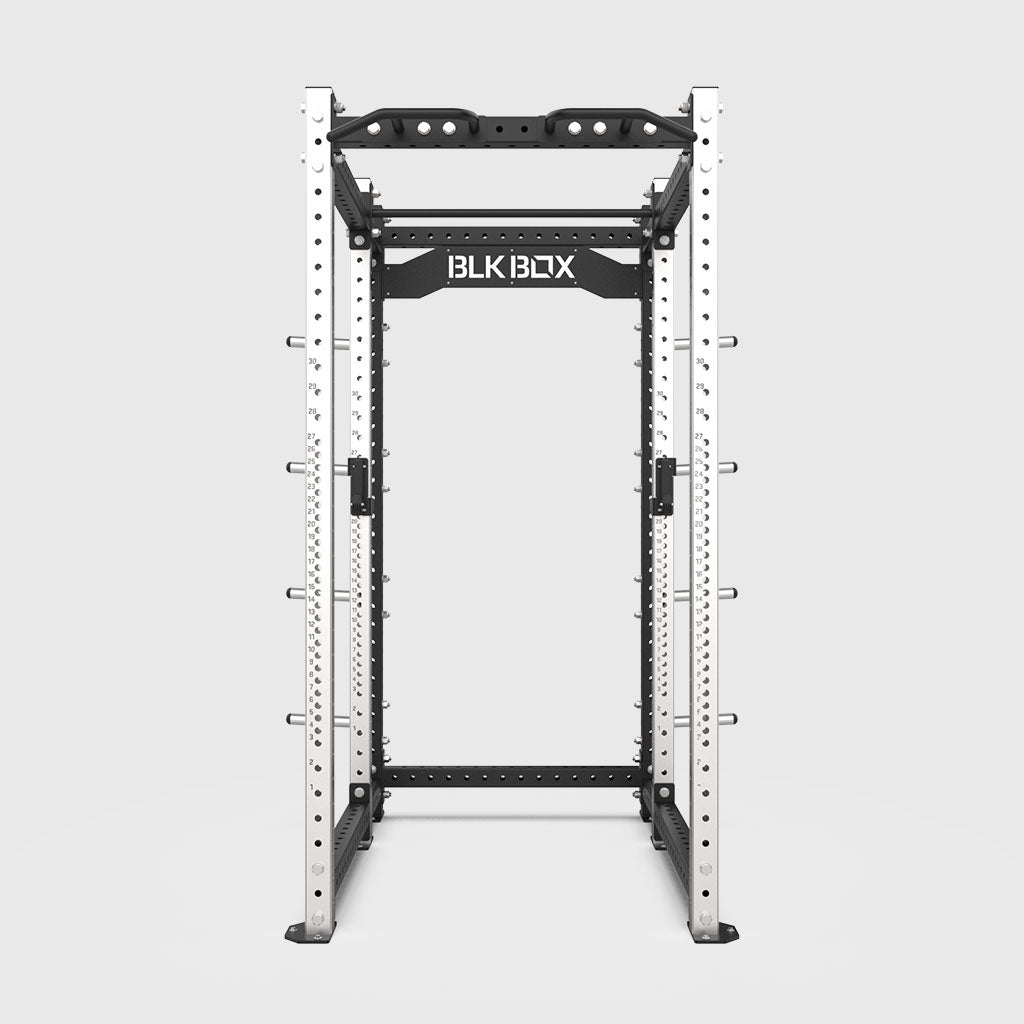 Stainless Steel Samson Full Rack Power Squat Racks BLK BOX