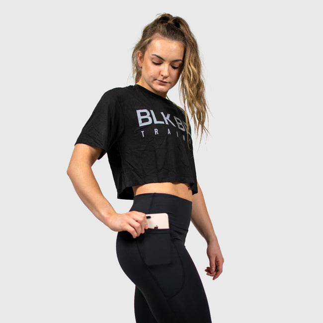 BLK BOX Women's High Waisted Leggings - Pocket