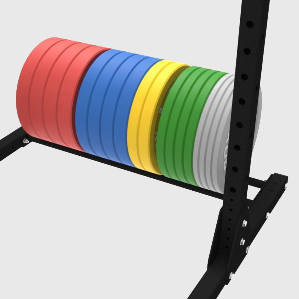 BLK BOX Blackout Squat Stand Pro - 2.2m with Bumper Plate Storage