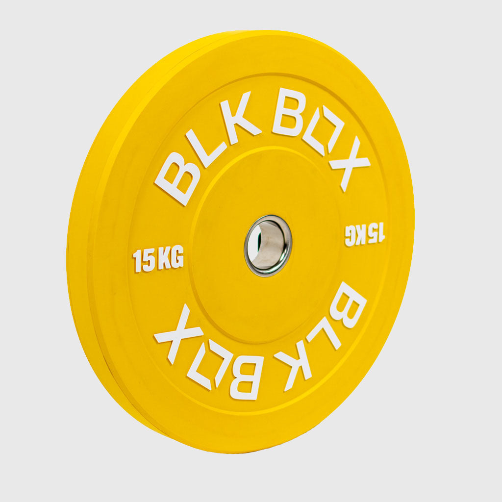 BLK BOX Coloured HD Bumper Weight Plate 15kg (Cosmetic Second)