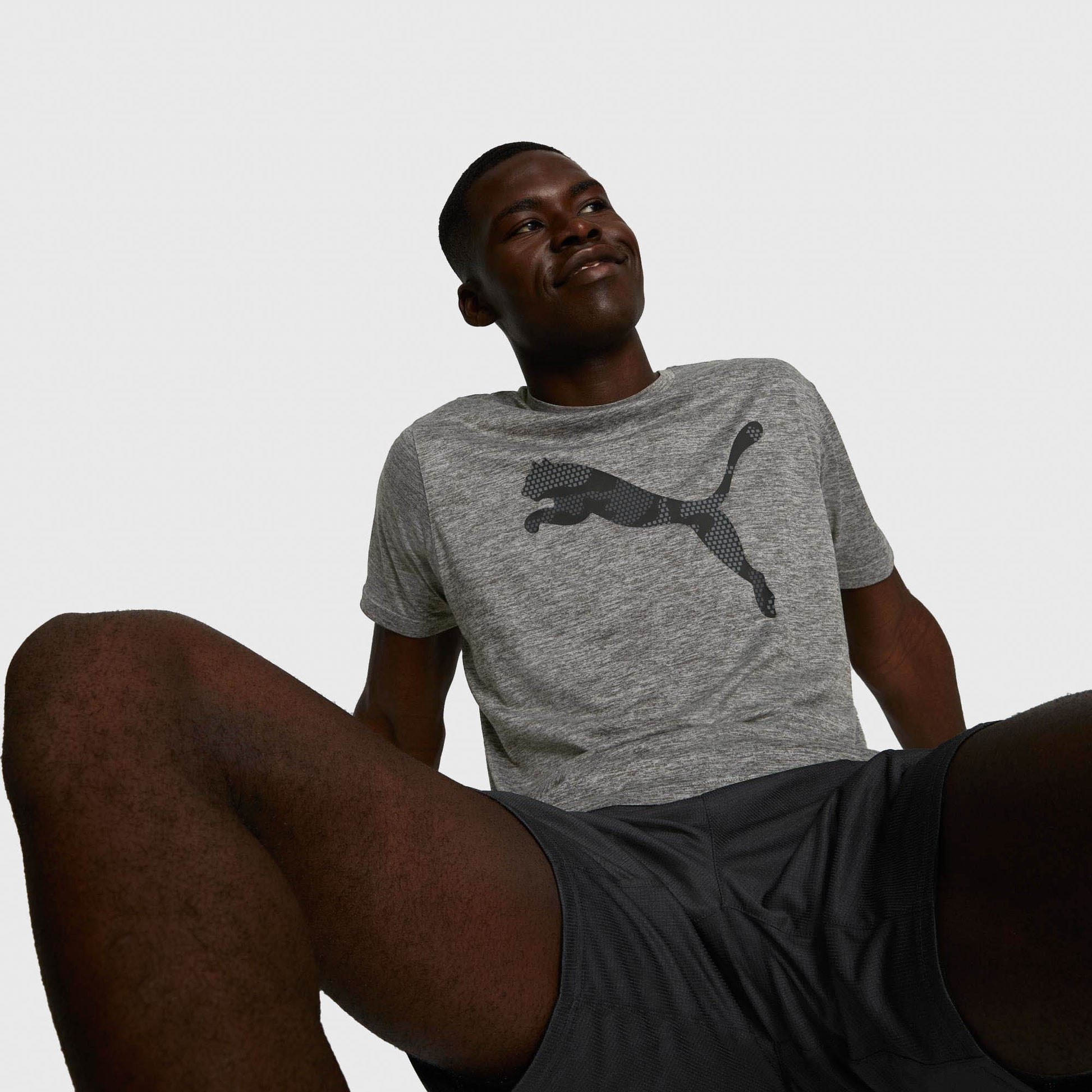 Puma Men's Train Favourite Heather Cat Tee